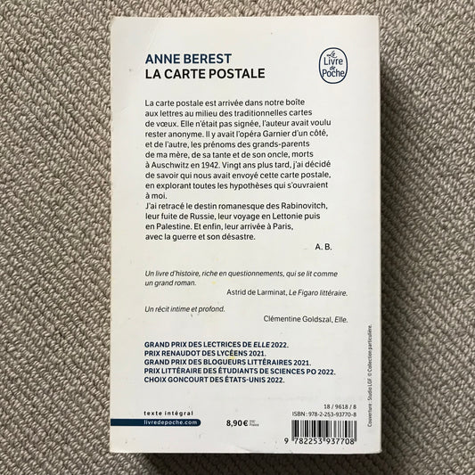 Berest, Anne - La carte postale