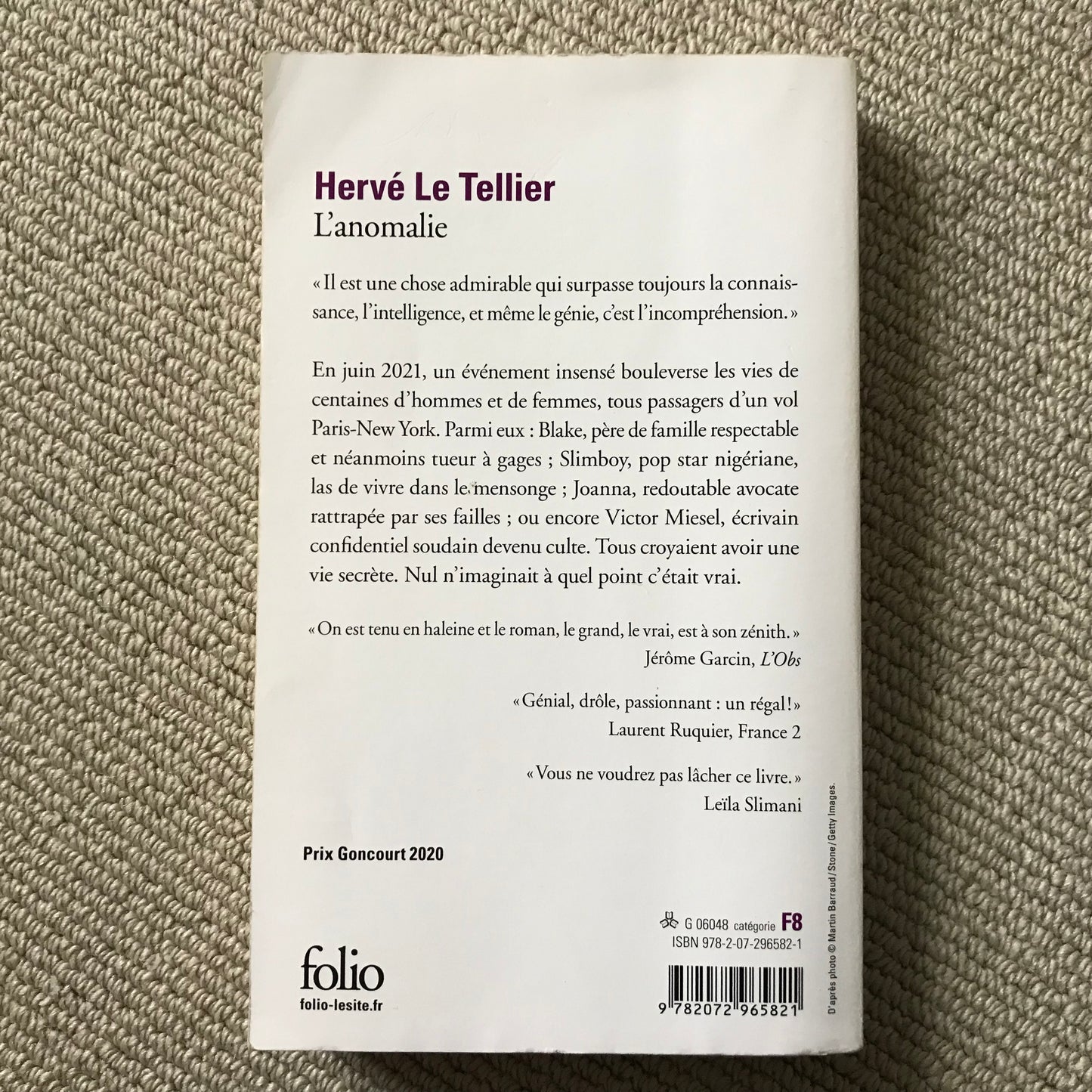 Le Tellier, Hervé - L’anomalie