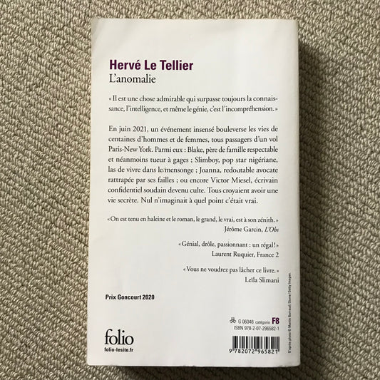 Le Tellier, Hervé - L’anomalie