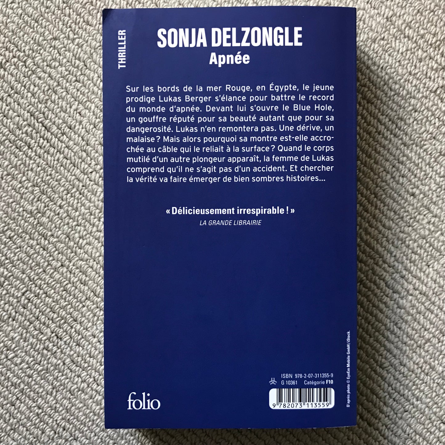 Delzongle, Sonja - Apnée