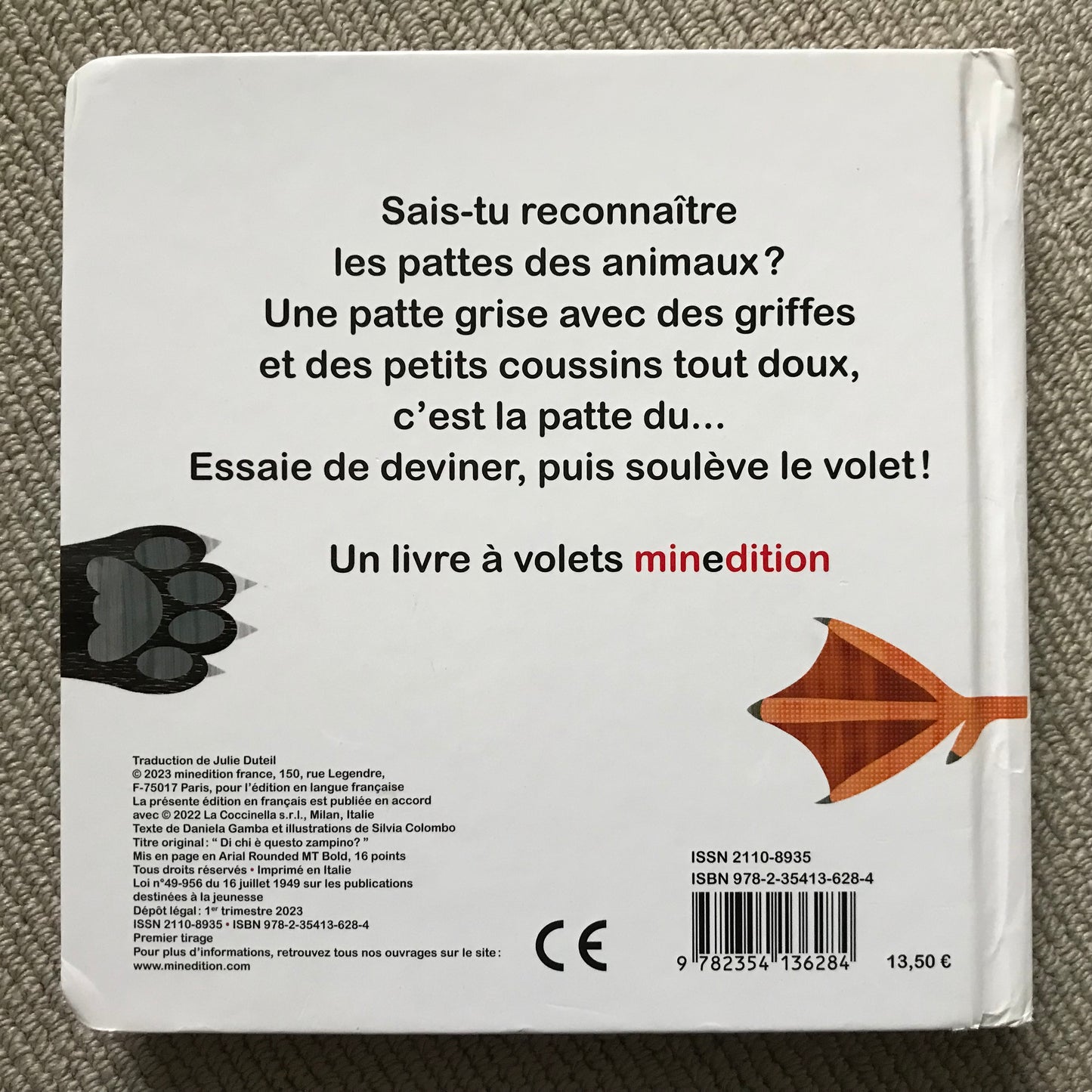 A qui sont ces pattes ? - D. Gamba & S. Colombo