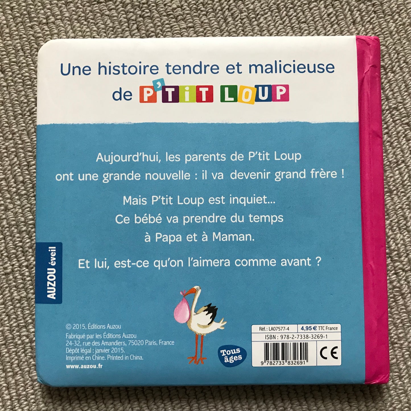 P’tit Loup devient grand frère - Lallemand, O. & Thuillier, E.