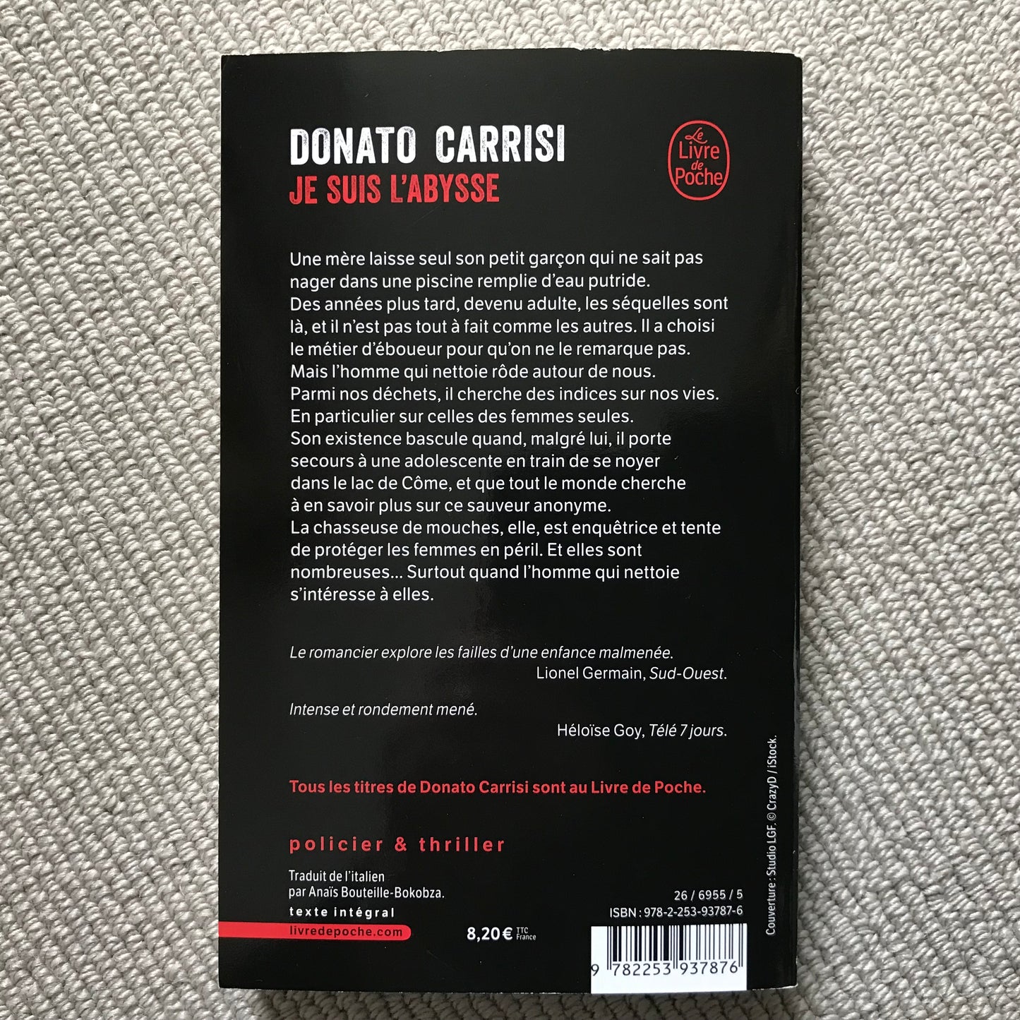 Carrisi, Donato - Je suis l’abysse