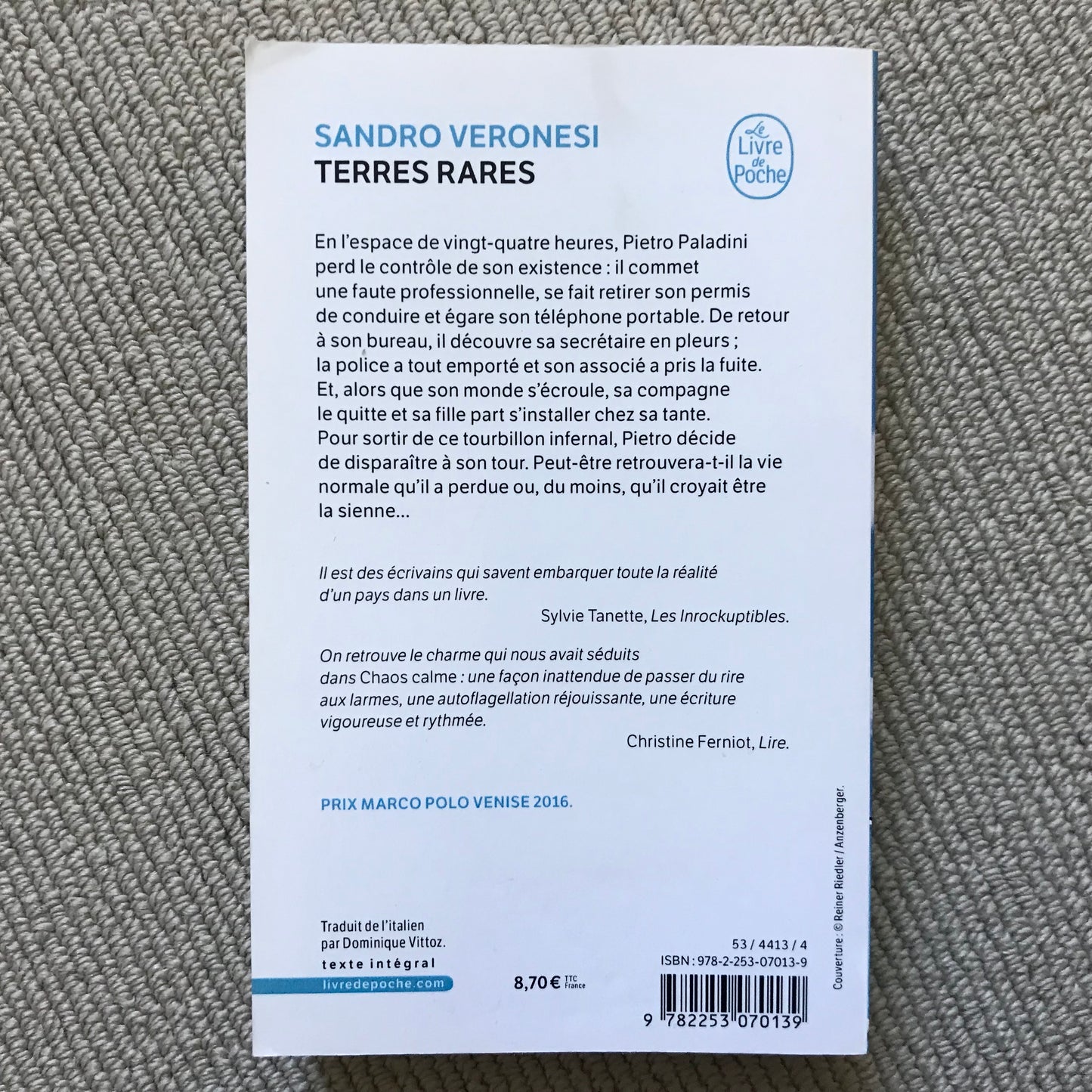Veronesi, Sandro - Terres rares