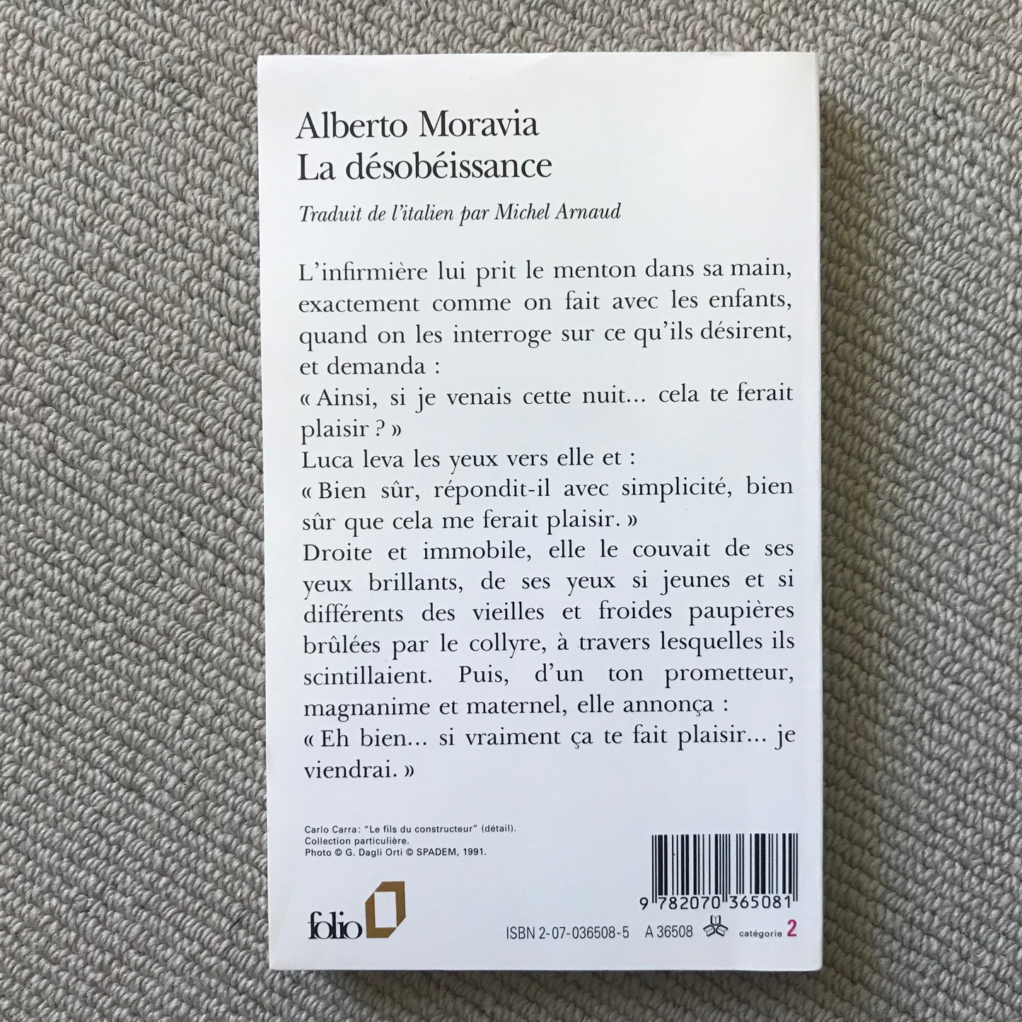Moravia, Alberto - La désobéissance