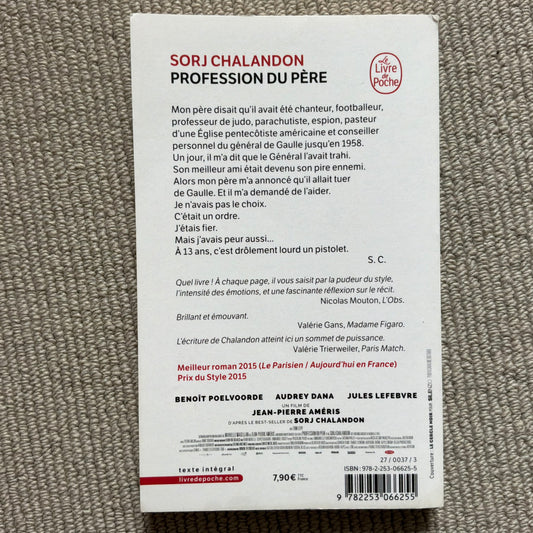 Chalandon, Sorj - Profession du père