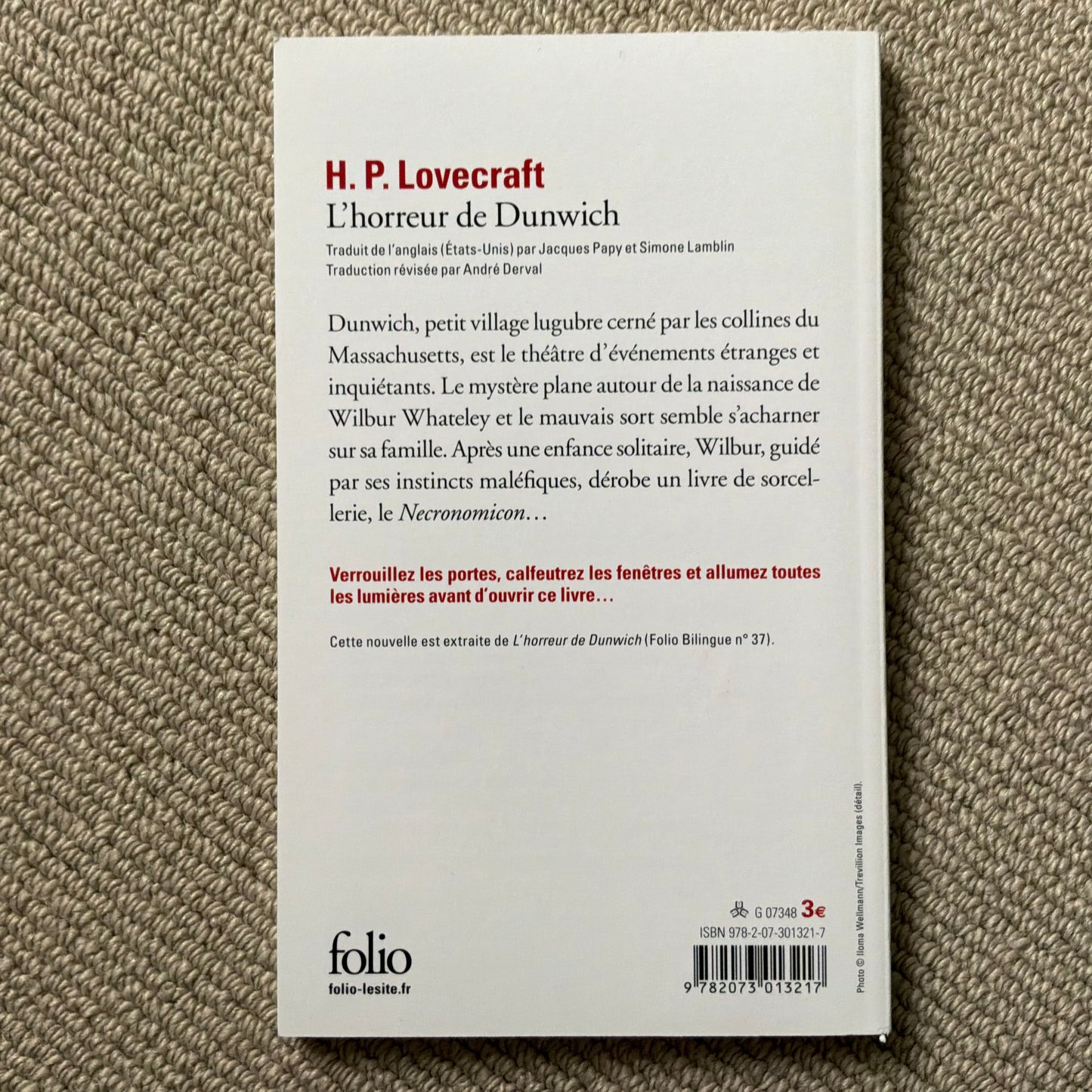 Lovecraft, H. P. - L’horreur de Dunwich