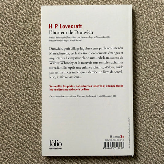 Lovecraft, H. P. - L’horreur de Dunwich