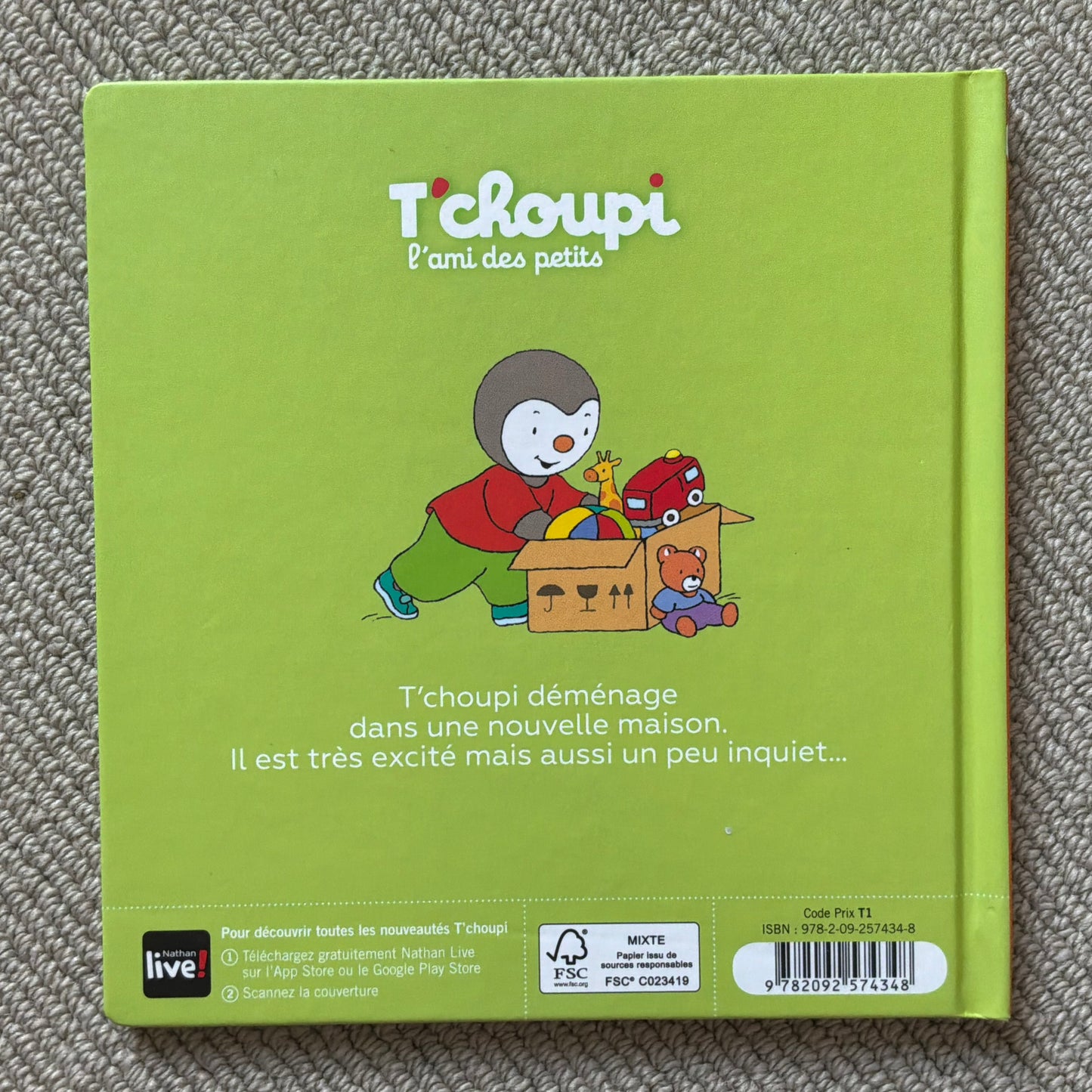 T’choupi déménage - Courtin, Thierry