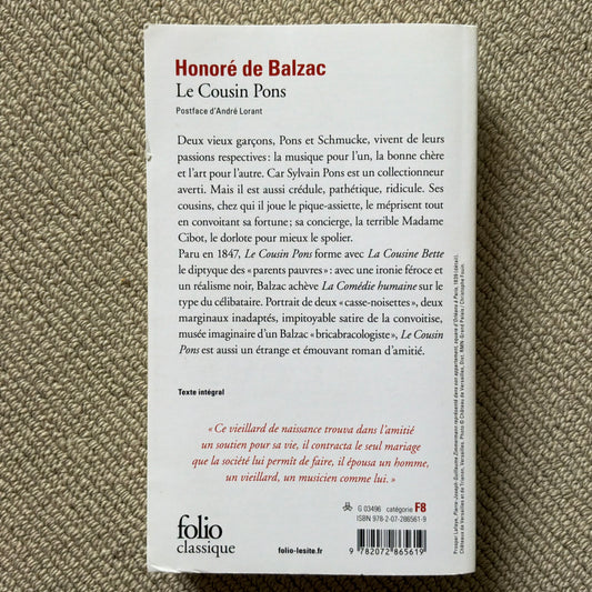 Balzac de, Honoré - Le cousin Pons
