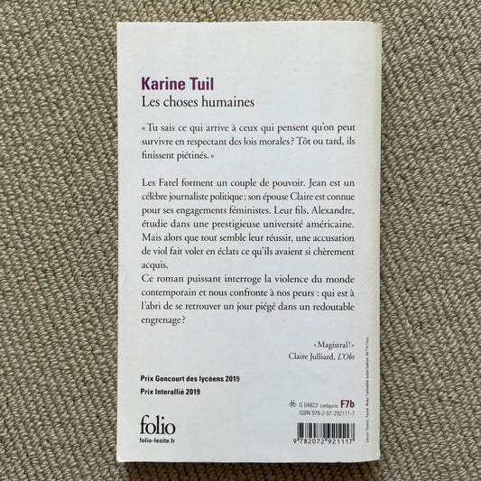 Tuil, Karine - Les choses humaines
