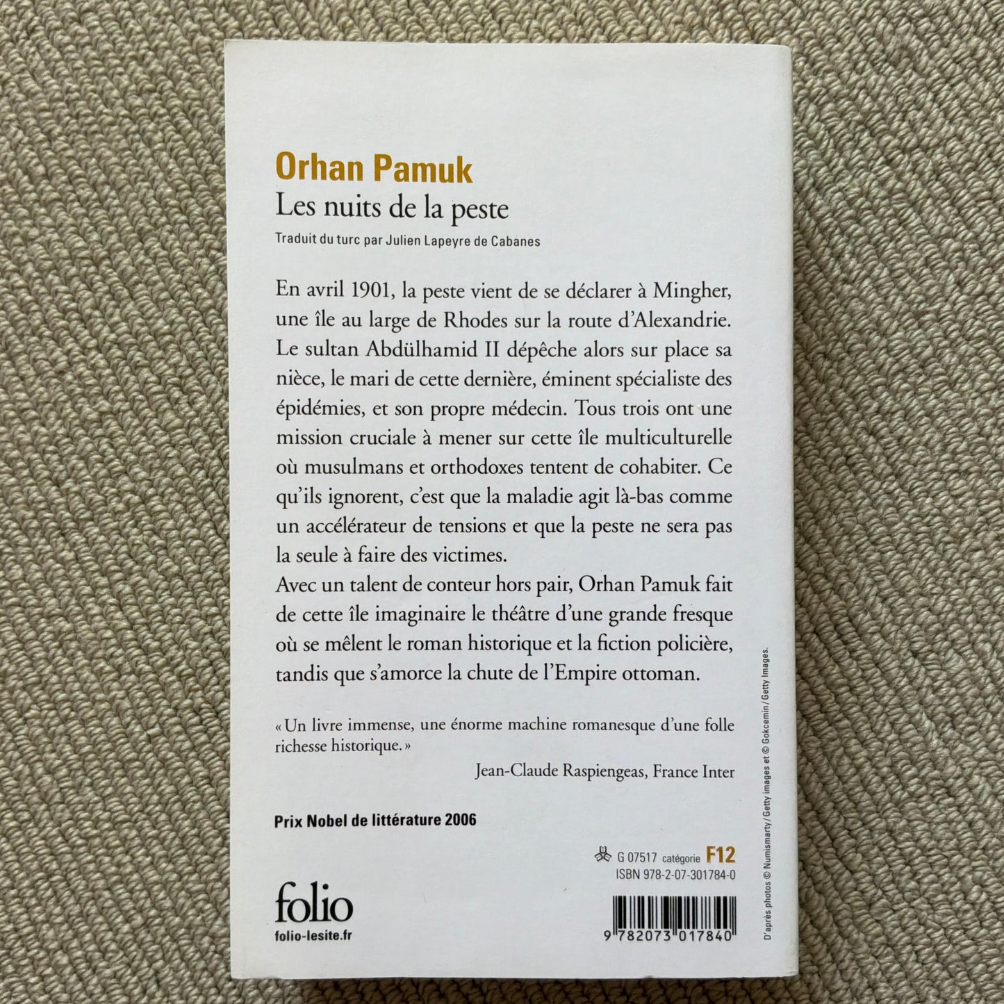 Pamuk, Orhan - Les nuits de la peste