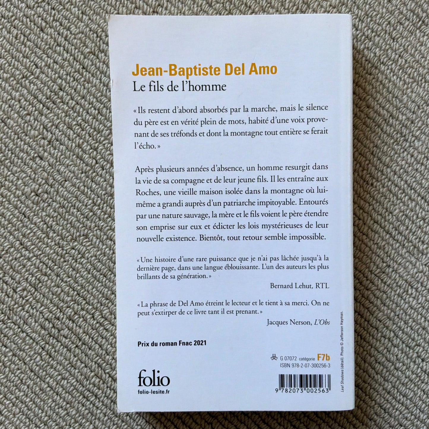 Del Amo, Jean-Baptiste - Le fils de l’homme