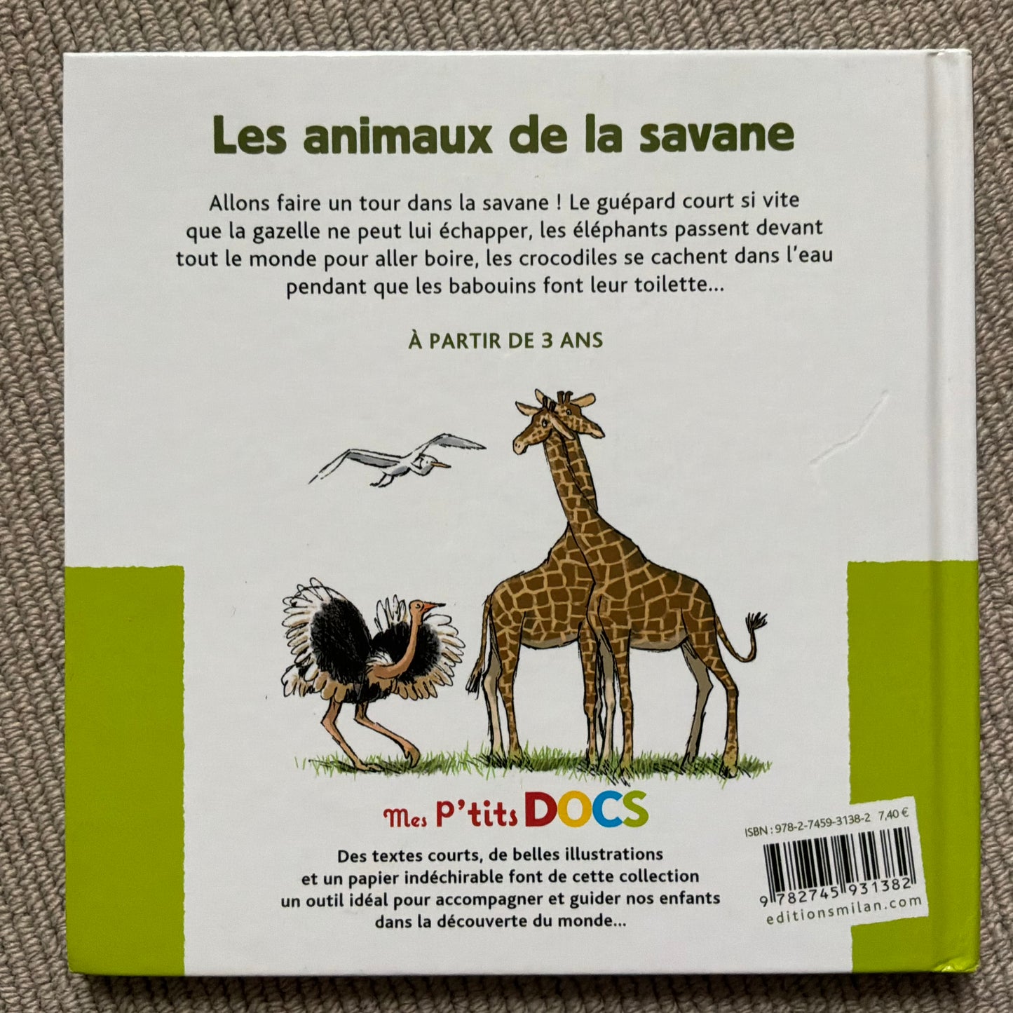 Mes p’tits docs: Les animaux de la savane
