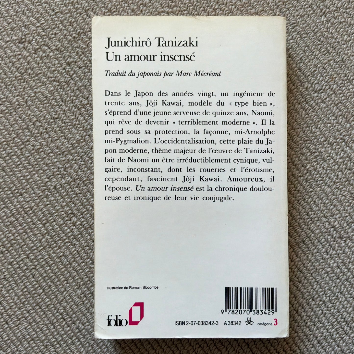 Tanizaki, Junichirô - Un amour insensé