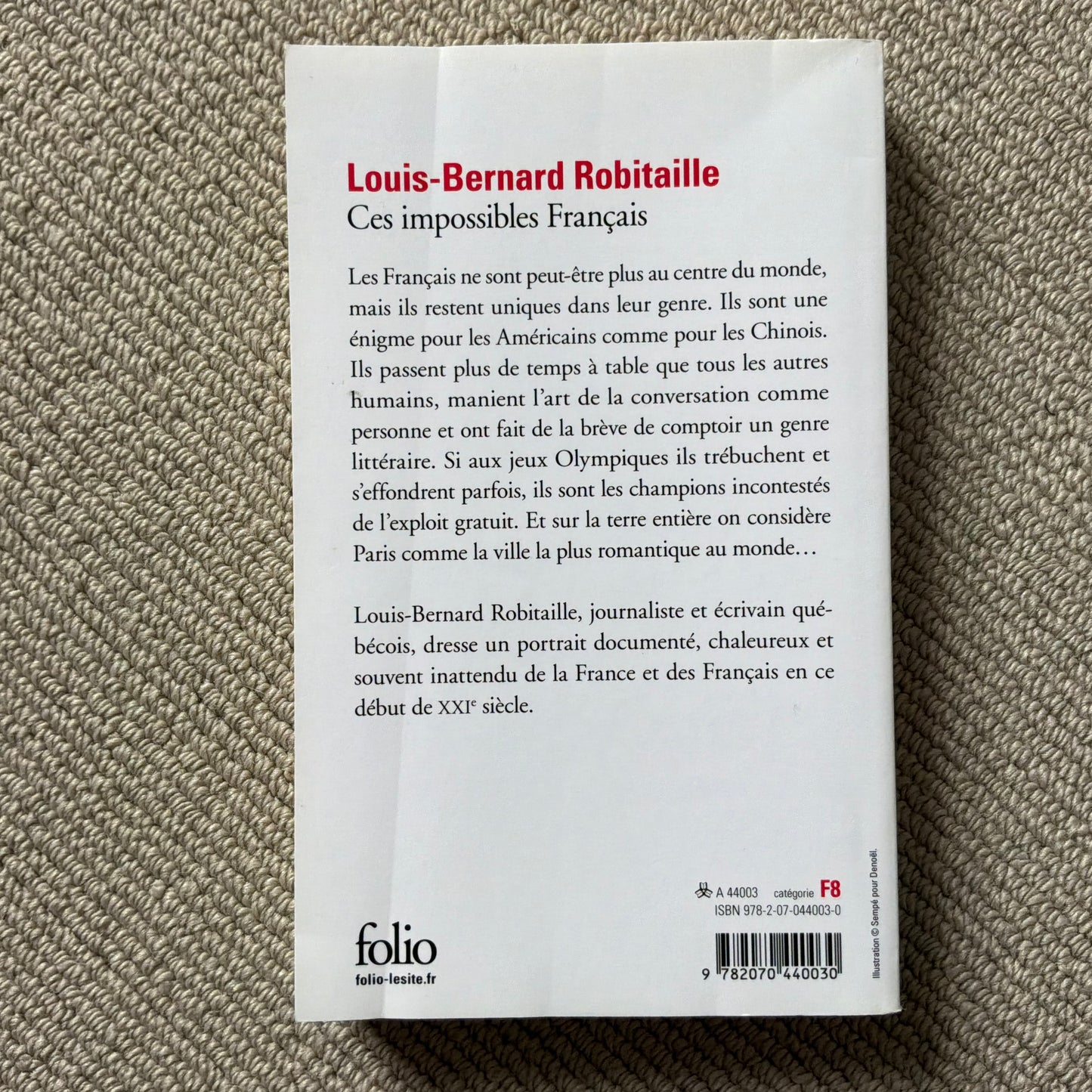 Robitaille, Jean-Bernard - Ces impossibles Français