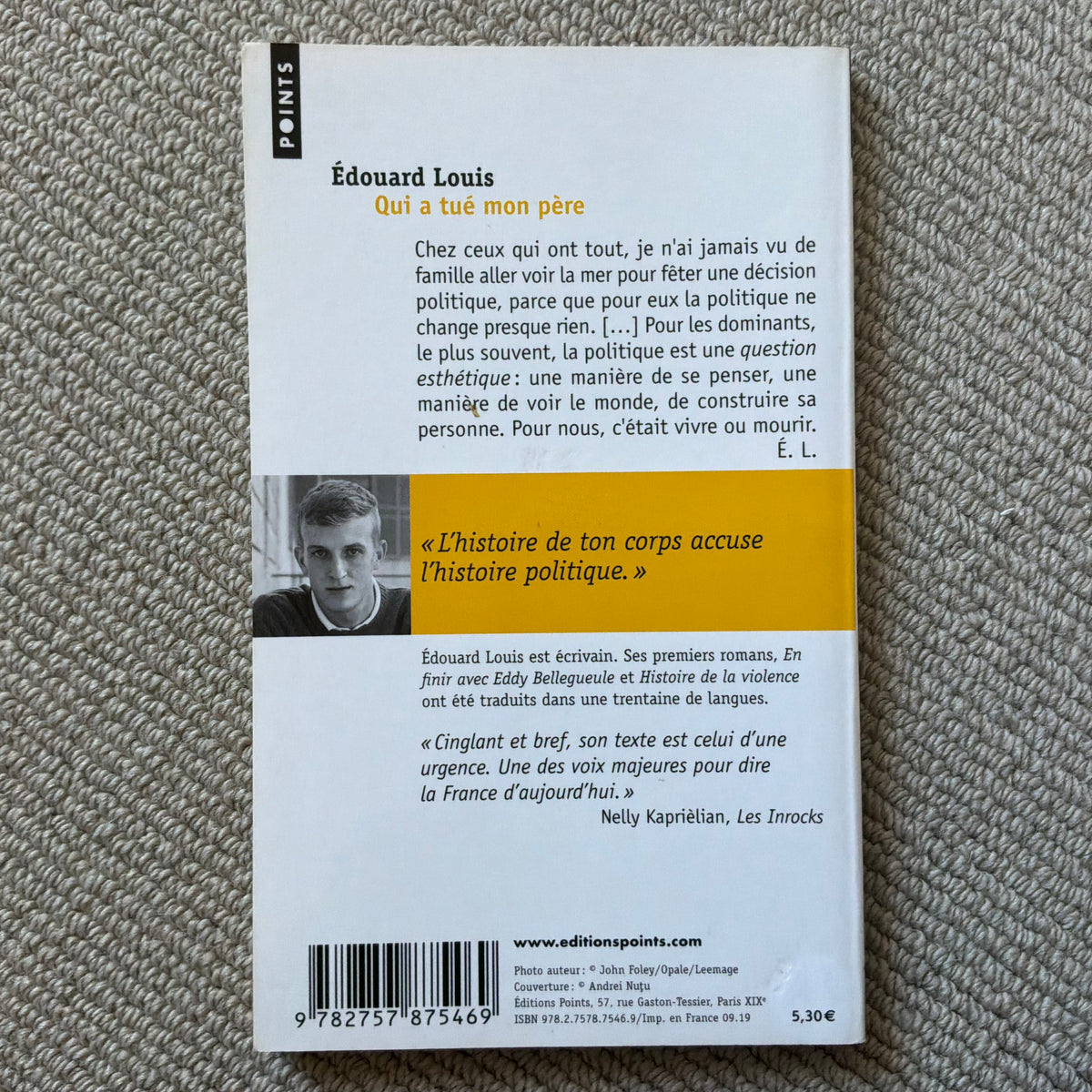 Louis, Edouard - Qui a tué mon père