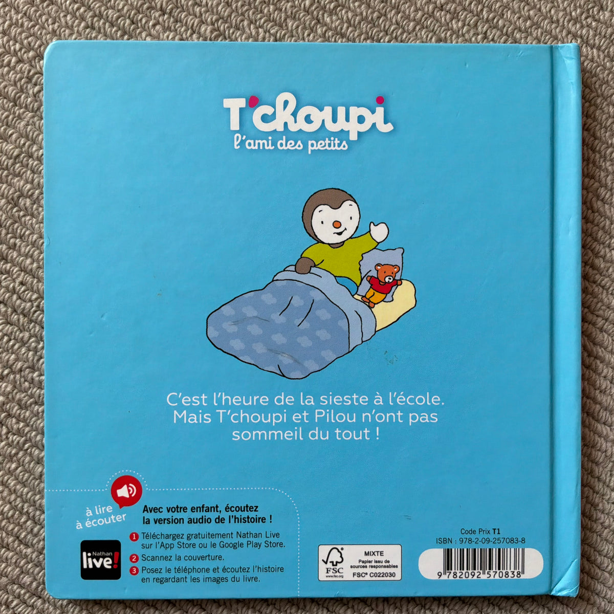 T’choupi fait la sieste - Courtin, Thierry