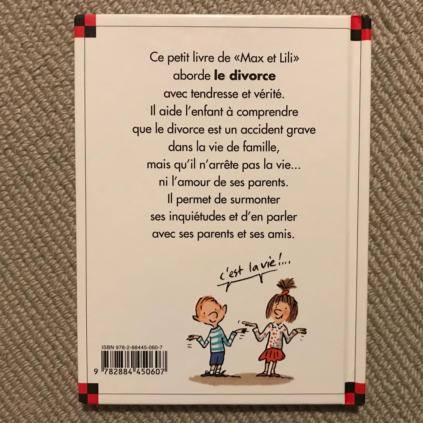 Max et Lili T05: Les parents de Zoé divorcent - Bloch & Saint Mars