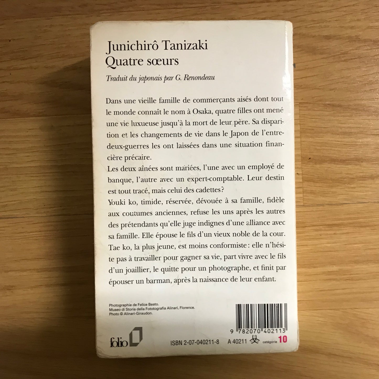Tanizaki, Junichirô - Qu’âtre sœurs