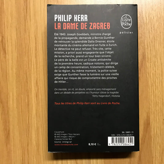 Kerr, Philip - La dame de Zagreb
