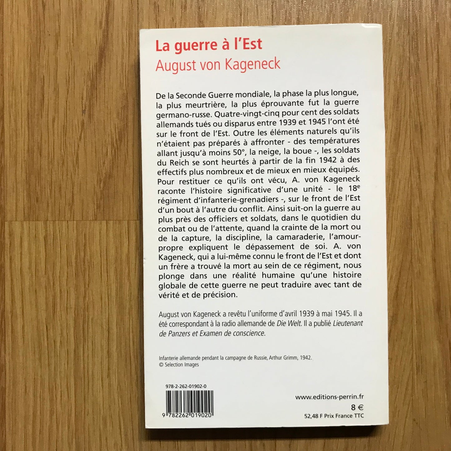 Von Kageneck, August - La guerre à l’Est