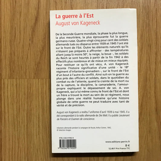Von Kageneck, August - La guerre à l’Est