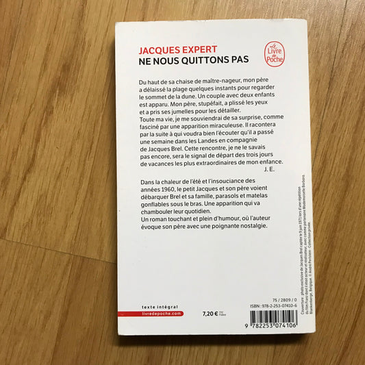 Expert, Jacques - Ne nous quittons pas