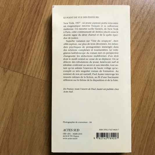 Auster, Paul - Invisible