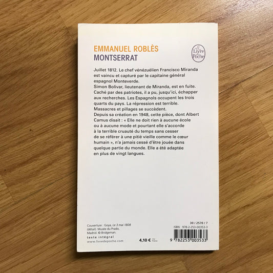 Roblès, Emmanuel - Montserrat
