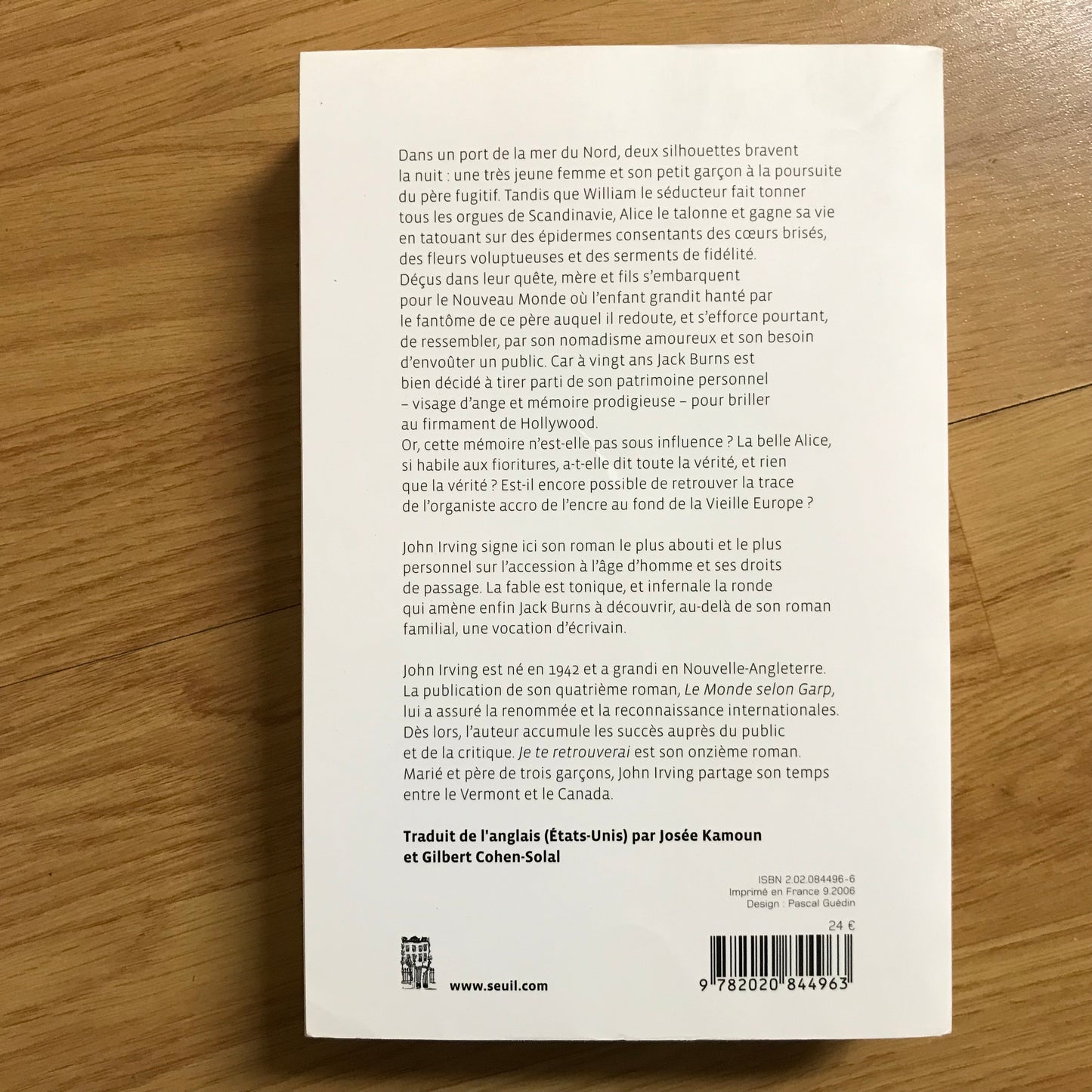 Irving, John - Je te retrouverai