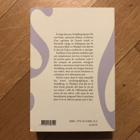 Strindberg, August - Le plaidoyer d’un fou