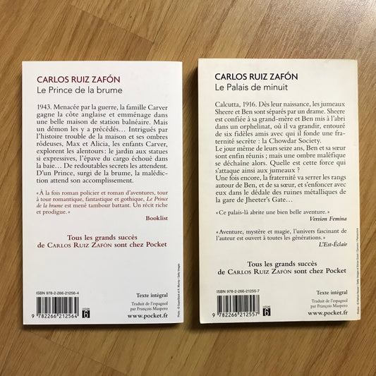 Zafon, Carlos Ruiz - Cycle de la brume 1 & 2