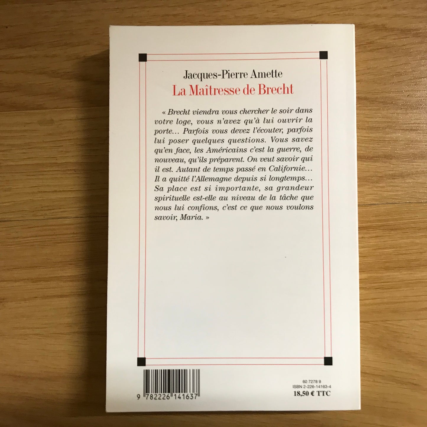 Amette, Jacques-Pierre - La maîtresse de Brecht