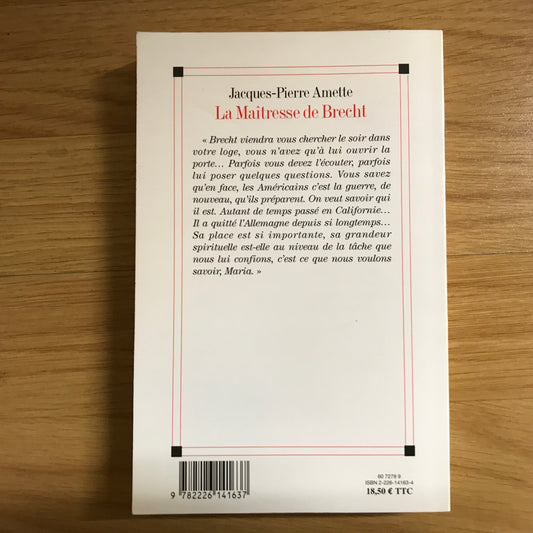 Amette, Jacques-Pierre - La maîtresse de Brecht