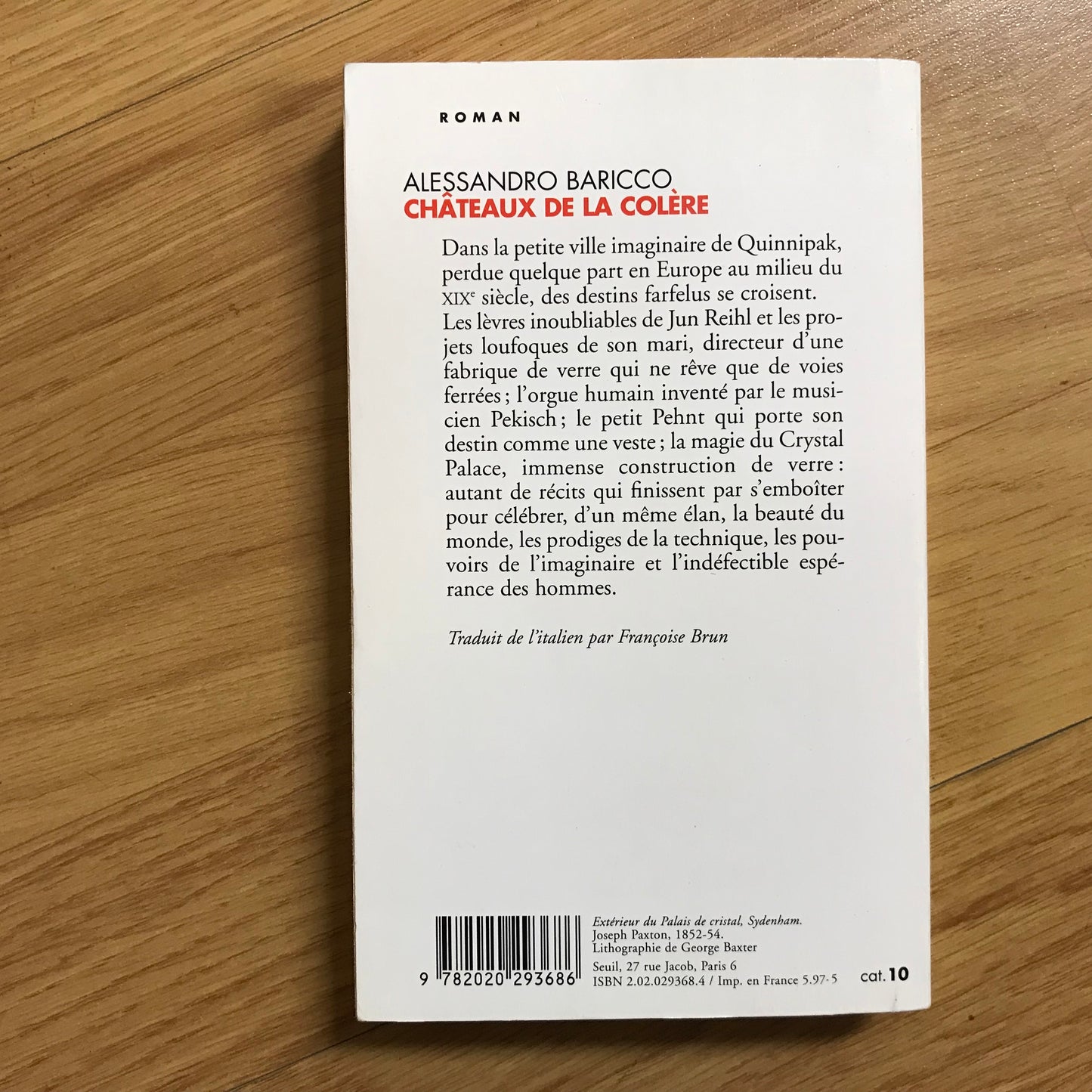 Baricco, Alessandro - Châteaux de la colère