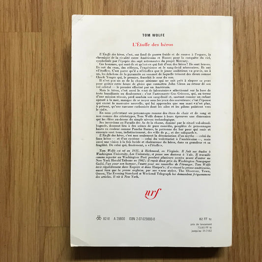 Wolfe, Tom - L’étoffe des héros