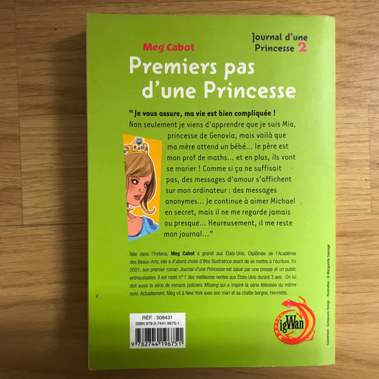 Journal d’une princesse 2, premiers pas - Meg Cabot