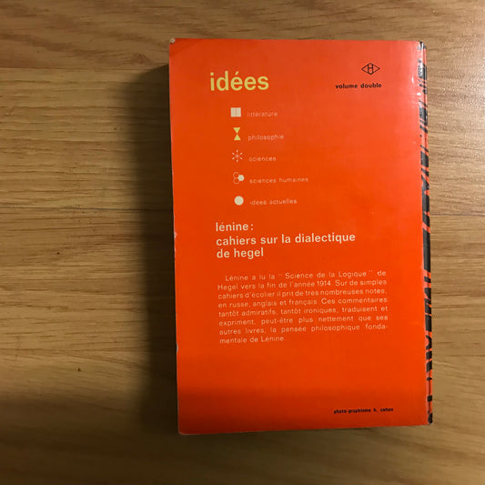 Lénine - Cahiers sur la dialectique de Hegel