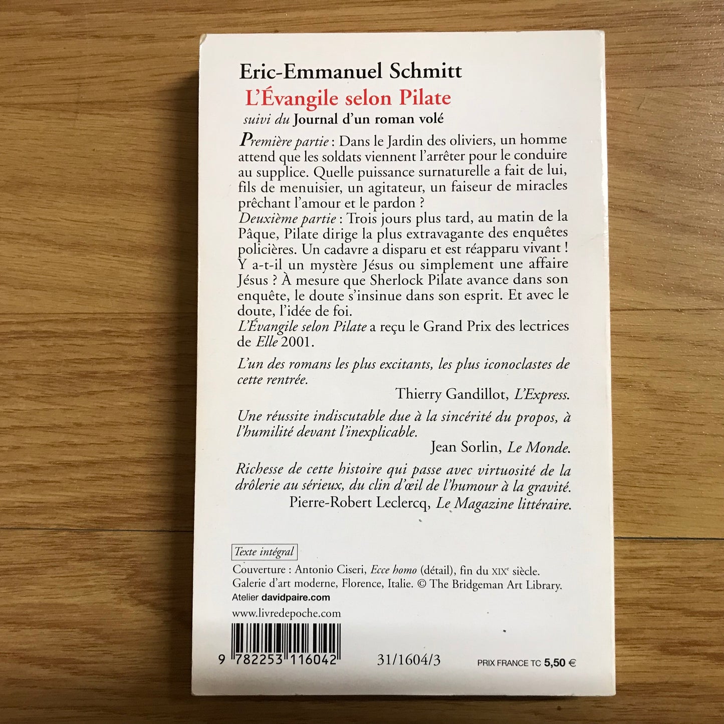 Schmitt, Eric-Emmanuel - L ‘évangile selon Pilate