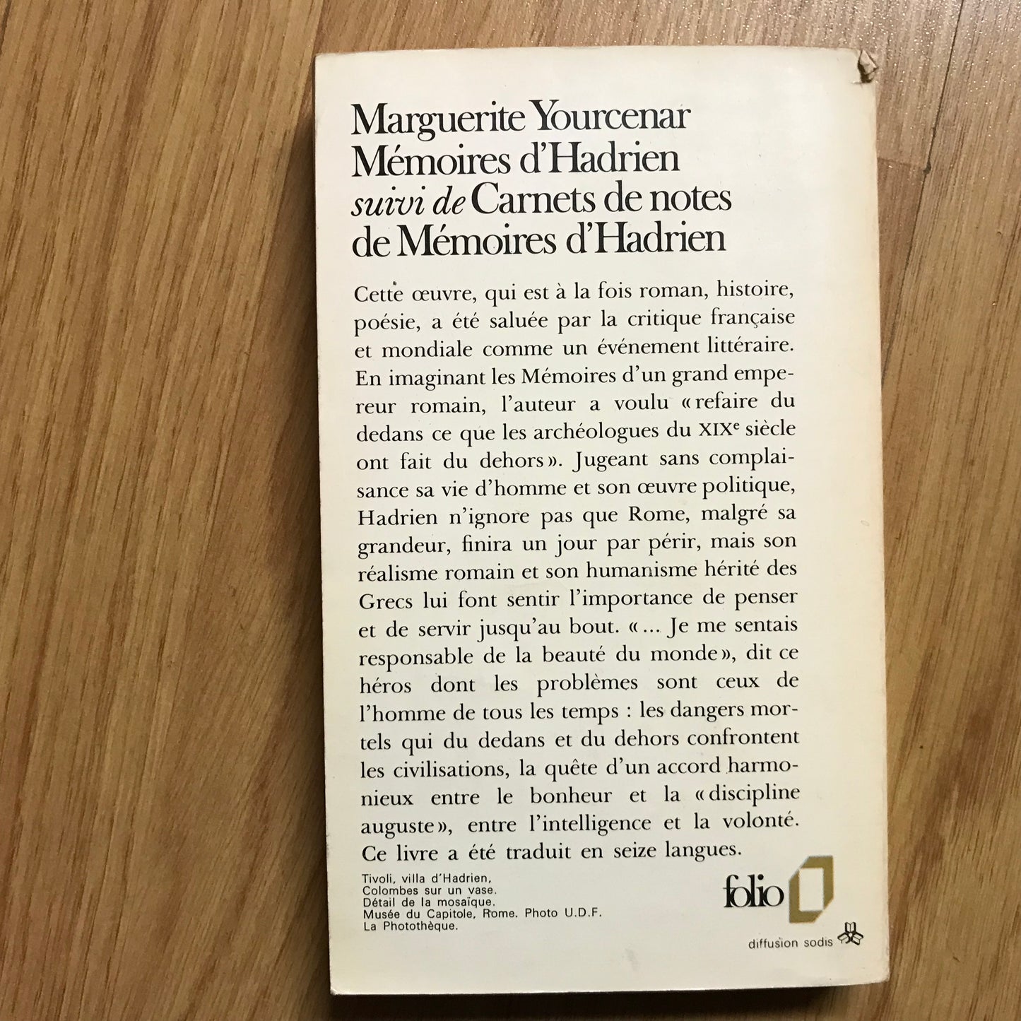 Yourcenar, Marguerite - Mémoires d’Hadrien