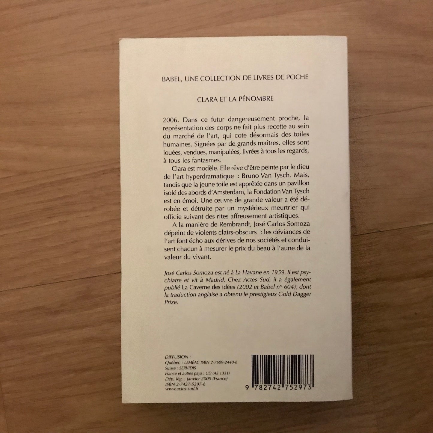 Somoza, José Carlos - Clara et la pénombre