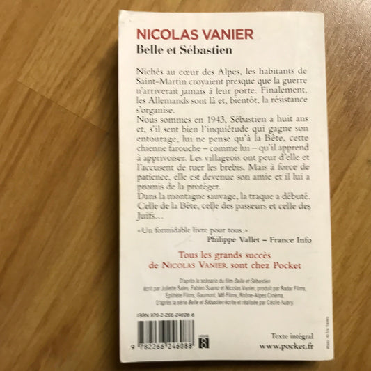 Vanier, Nicolas - Belle et Sébastien