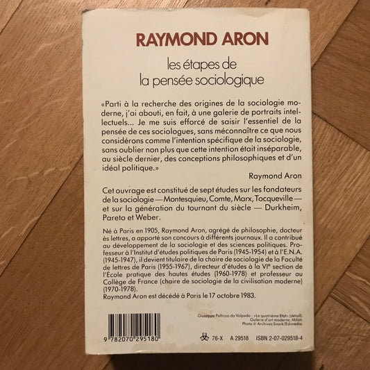 Aron, Raymond - Les étapes de la pensée sociologique