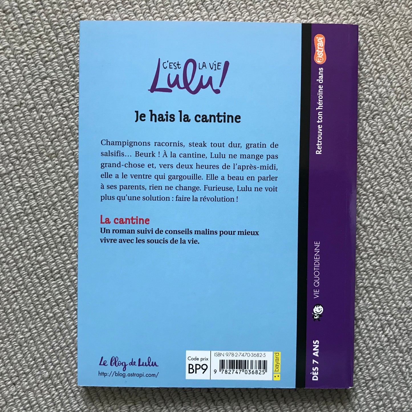 Lulu T26, Je hais la cantine - F. Dutruc-Rosset & M. Morel