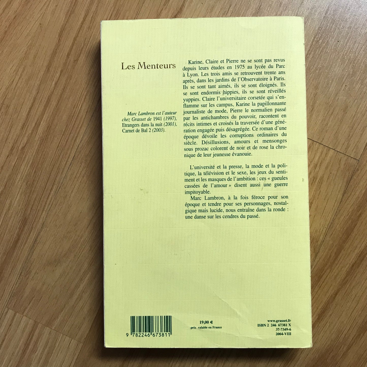 Lambron, Marc - Les menteurs
