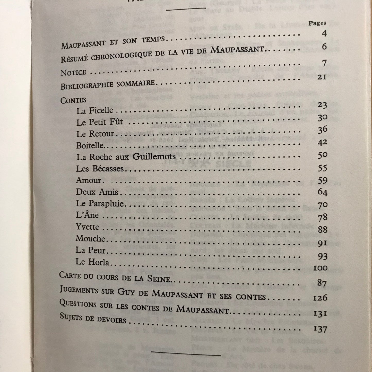 Maupassant - contes choisis