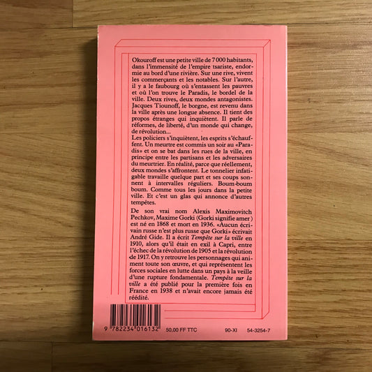 Gorki, Maxime - Tempête sur la ville
