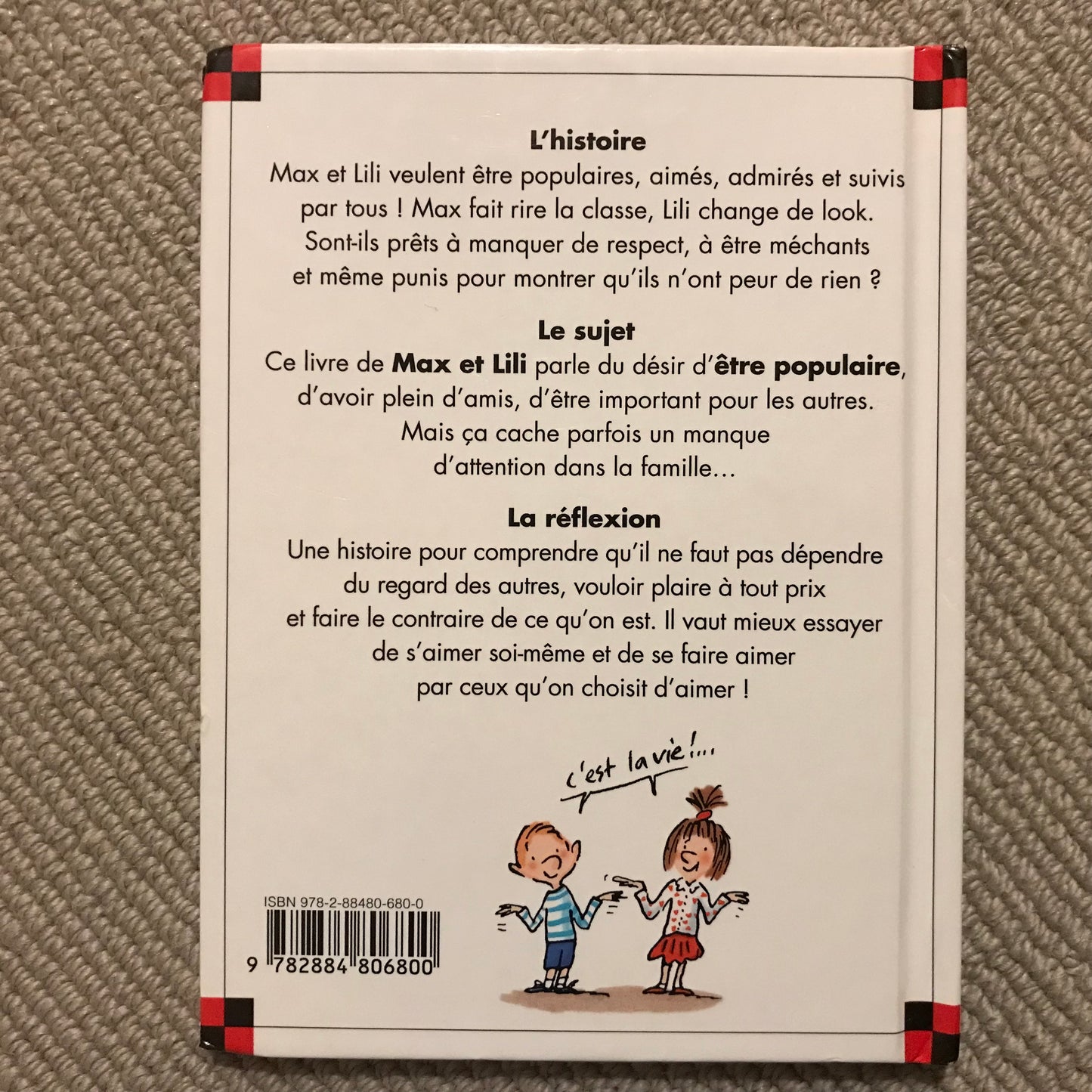 Max et Lili T106: Max et Lili veulent être populaires - Bloch & Saint Mars