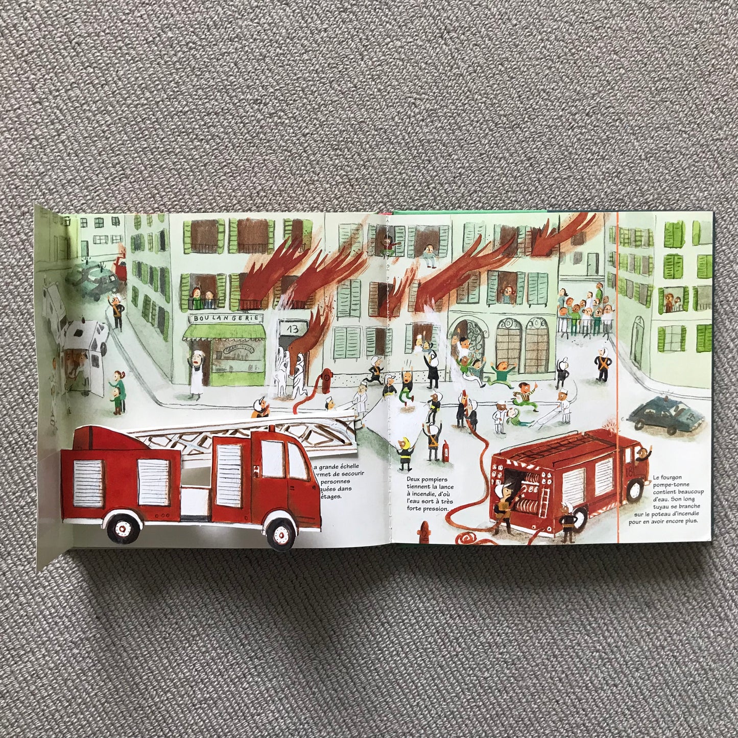Kididoc: Le feu et les pompiers